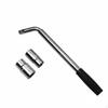 LShaped Wrench LaborAutomotive Tire Changing Tool HeavyDuty Telescopic Lug for DIY Mechanics,