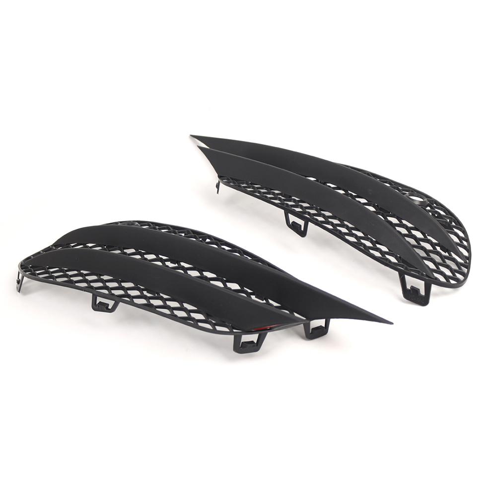 Car Bumper Fog Light Mesh Air Vent Grille For Mercedes-Benz W205 2015-2018 Front Grille Mesh Cover Air Inlet Vent Panel