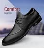 Men's Breathable Top Layer Leather Shoes - Large & Small Sizes, Soft Sole, Suitable for Business Casual & Wedding