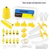 Hydraulic Disc Brake Bleed Kit Multi-size Adapters Portable Drop-resistant Case for Road Bike Maintenance