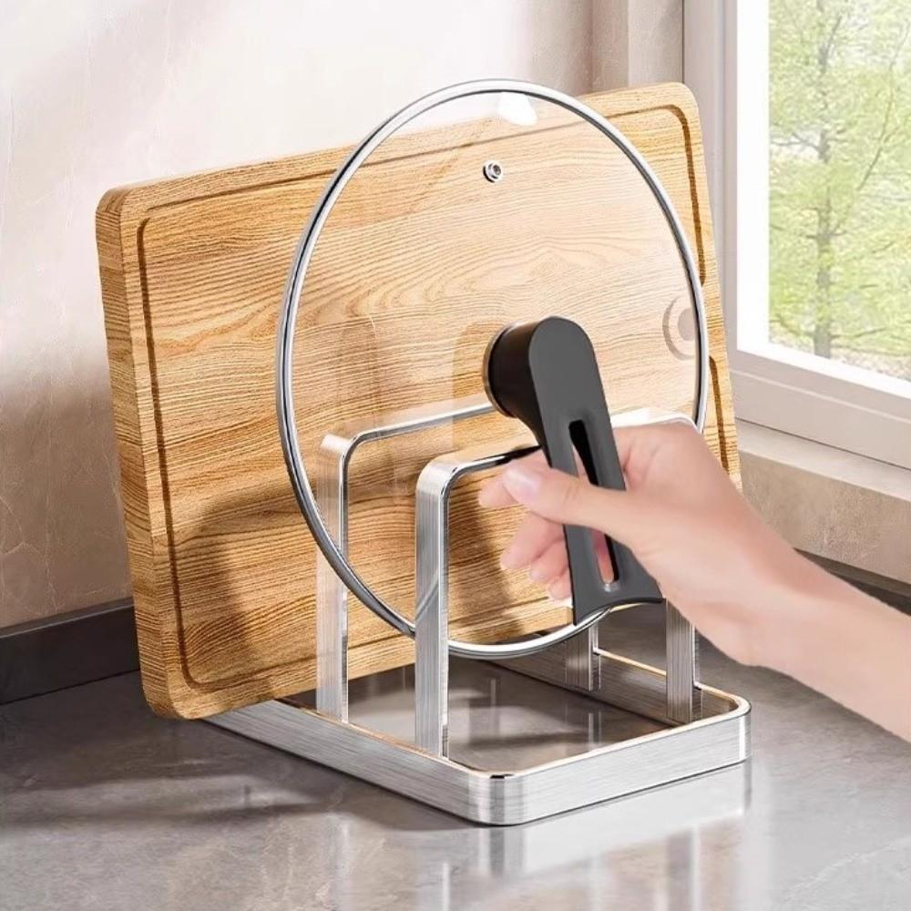 Estante para Tabla de Cortar Multicapa Metal Estable Soporte para Tabla de Cortar Ahorro de Espacio Estante para Tabla de Cortar Restaurante Cocina del Hogar