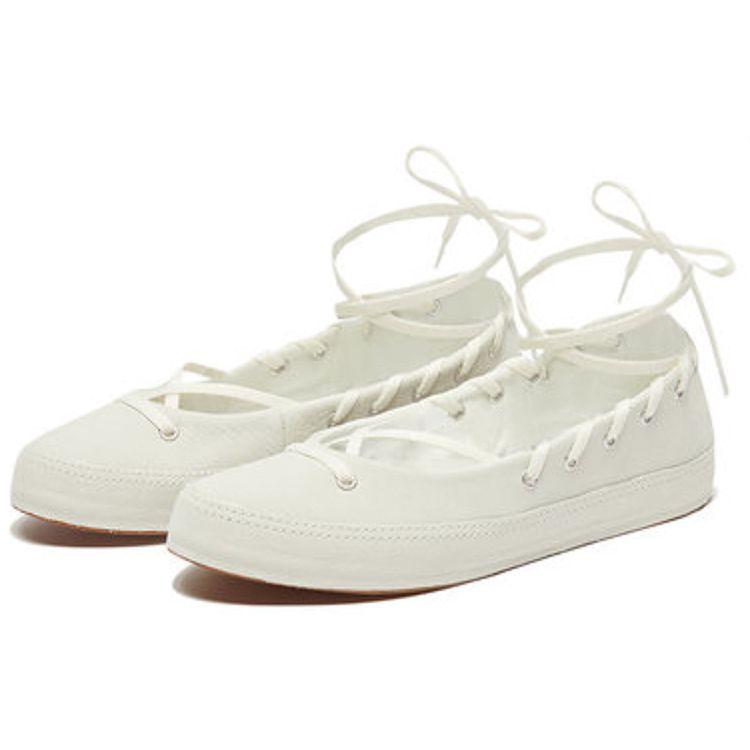 Converse Chuck Taylor All Star Lace-Up Comfortable Breathable Low-Top Canvas Shoes Women Sneakers White 563505C