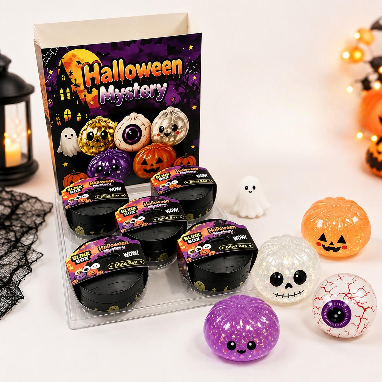 Halloween Bao Bun Squishy Toys 5Pcs