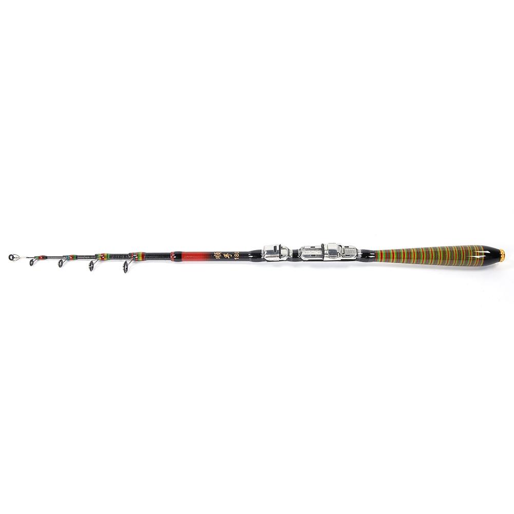 Fishing Rod Telescopic Carbon Sea Rod Portable Spinning Hand Fishing Accessory