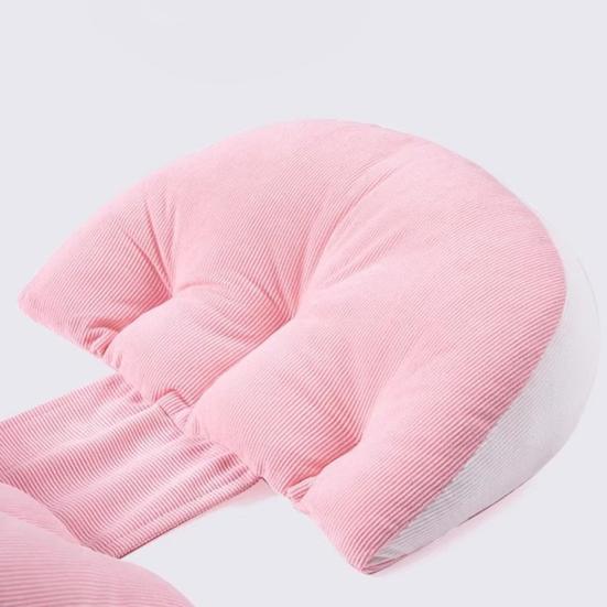 Yousheng Pregnancy Pillow with Adjustable Belly Wedge Travel-friendly Pregnant Pillow Ergonomic Design Abdomen Back Body Support Pillow