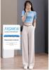 2026 New Thin Ice Silk Wide-Leg Maternity Pants - Summer & Spring