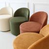 Makeup Stool with Backrest - Ins Bedroom Style, Light Luxury Minimalist, Rotatable Household Chair, Matches Dressing Table