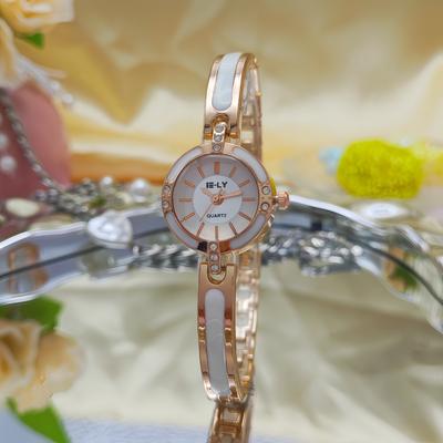 Women Bracelet Wristwatch Alloy Simple Quartz Watch Clock Watches