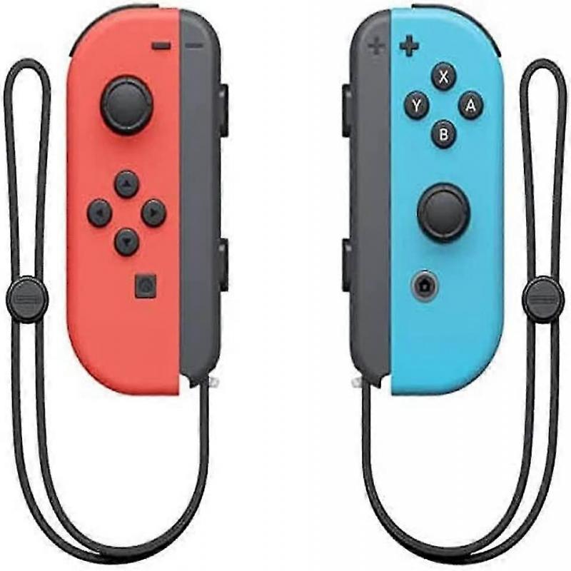 2025 Nintendo Switch Pair Of Joy-con Controllers - Neon Blue Right/neon Red Left [video Game]
