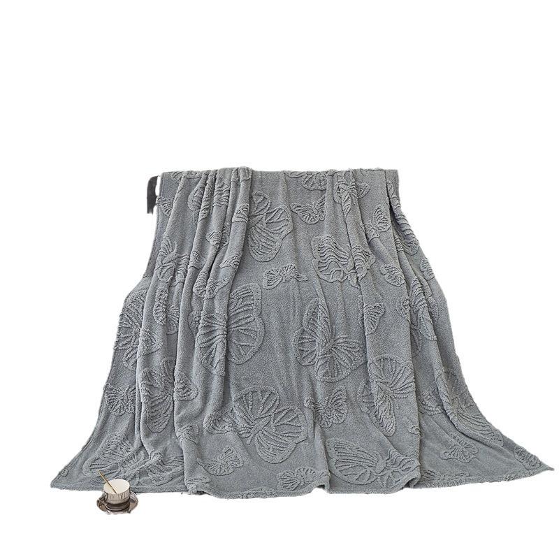 Luxurious Thick Jacquard Taffeta Blanket - Perfect for Sofa, Naps, or Special Occasion Gifts