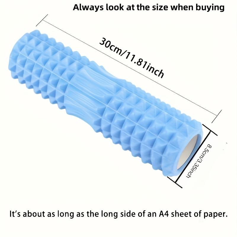 1pc EVA Foam Massage Roller for Yoga & Pilates, Medium Firmness, Manual Operation, Fitness Back Exercise Tool
