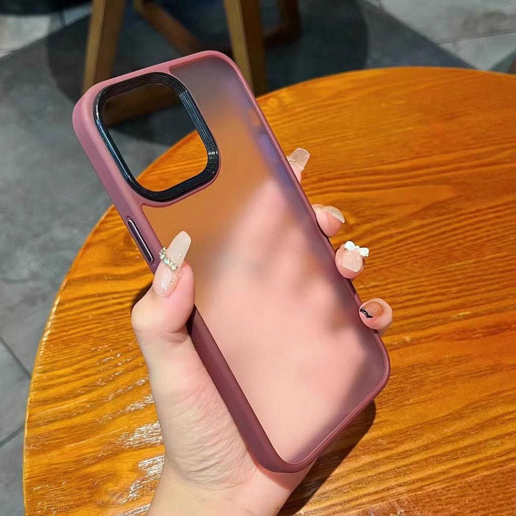 Applicable To IPhone17ProMax Phone Case Skin Matte Translucent Apple 14 Full Cover 15 Drop Protection Case
