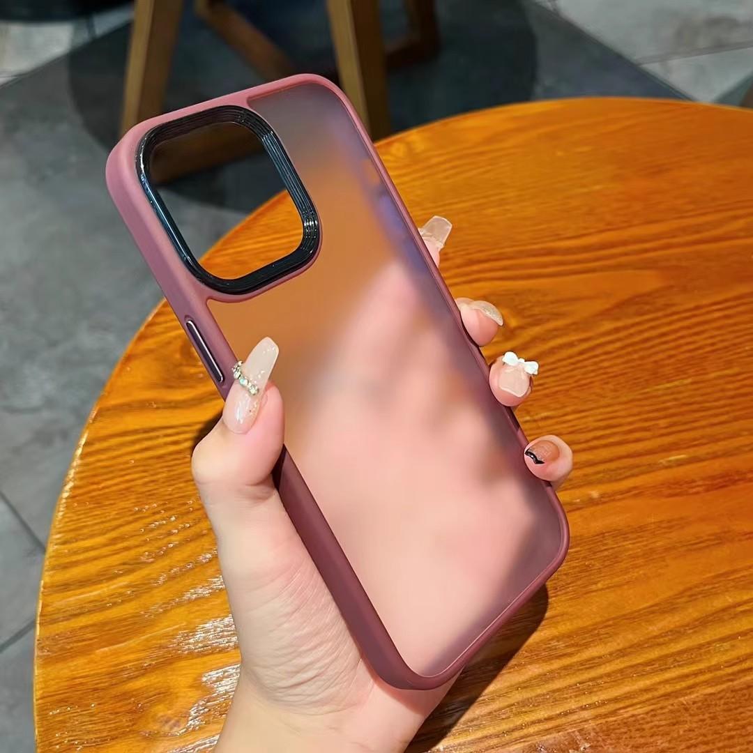 

Подходит для чехла-скина для телефона iPhone17ProMax Матовый полупрозрачный Apple 14 Полное покрытие 15 Чехол для защиты от падений iPhone15ProMax