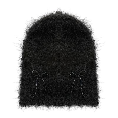 Efor. Gorro de Punto con Cinta y Cuentas