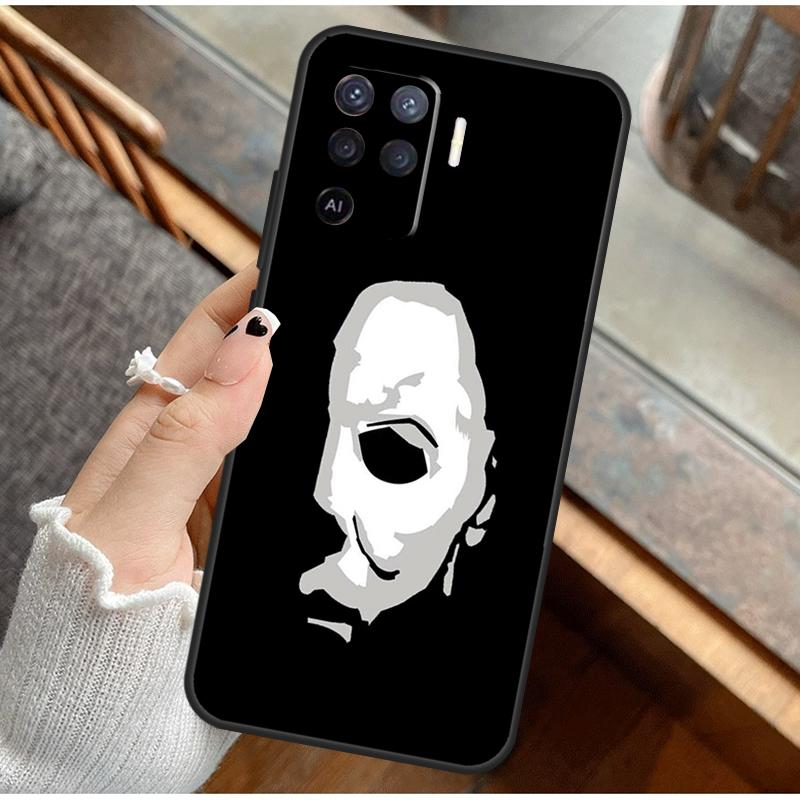 Horror Faces Phone Case For Oppo A74 A94 A54 A15 A18 A38 A58 A78 A98 A40 A60 A80 A16 A76 A96 A57S A17 A77