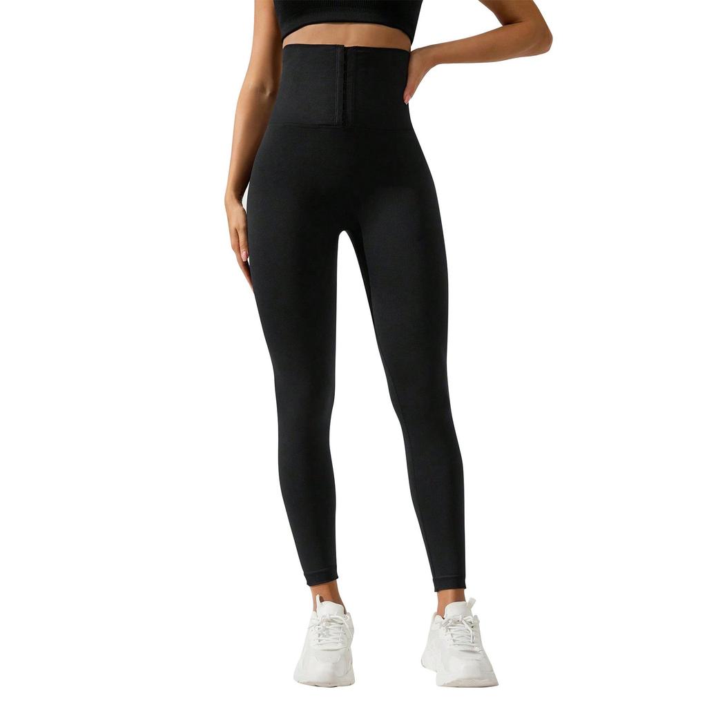 High-Waisted Tummy Control Yoga Leggings - Hip-Lifting, Slimming, High-Elastic Fitness Pants for Outdoor Sports