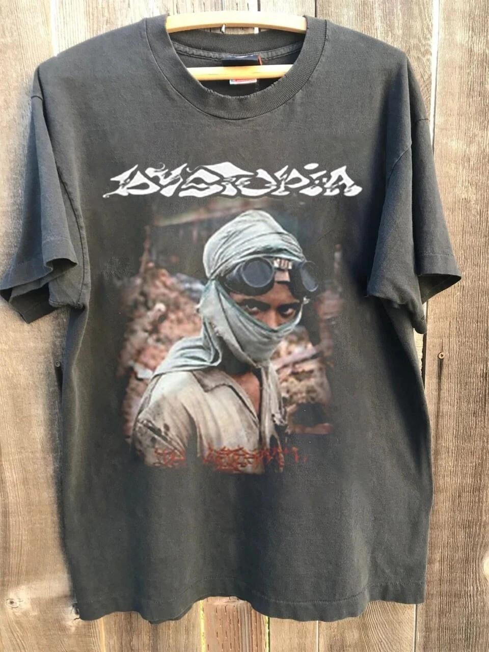 Dystopia  Aftermath  T Shirt Doom Asunder Crust, Aftermath Unisex Shirt Unisex T-Shirt L