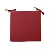 Waterproof Outdoor Chair Cushion 40X40X5 Cm ALIX Red, by Soleil D'ocre
