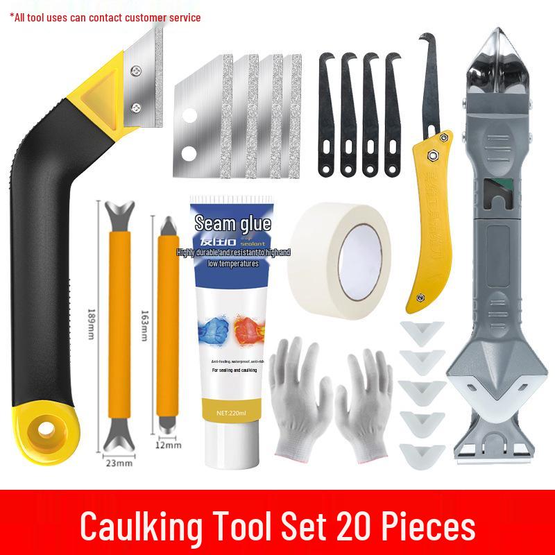 Durable Tile & Grout Cleaning Tool – Labor-Saving Seam & Caulking Knife