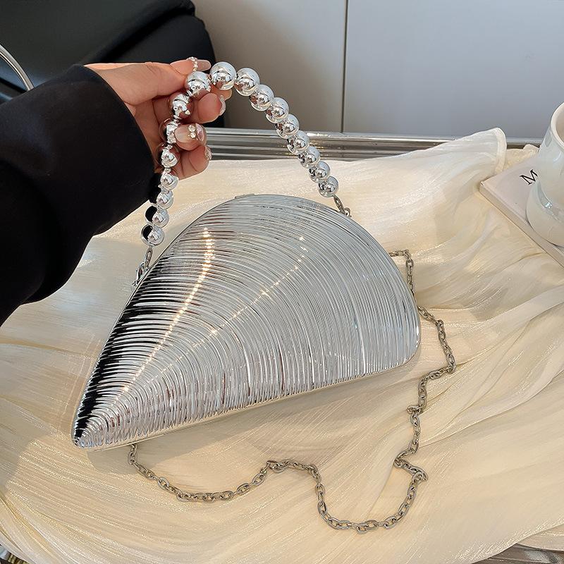 Shell Shae Evening Bags For Women Acrylic Shoulder Crossbody Bags Chain Party Wedding Clutch Ladies Purse Handbags