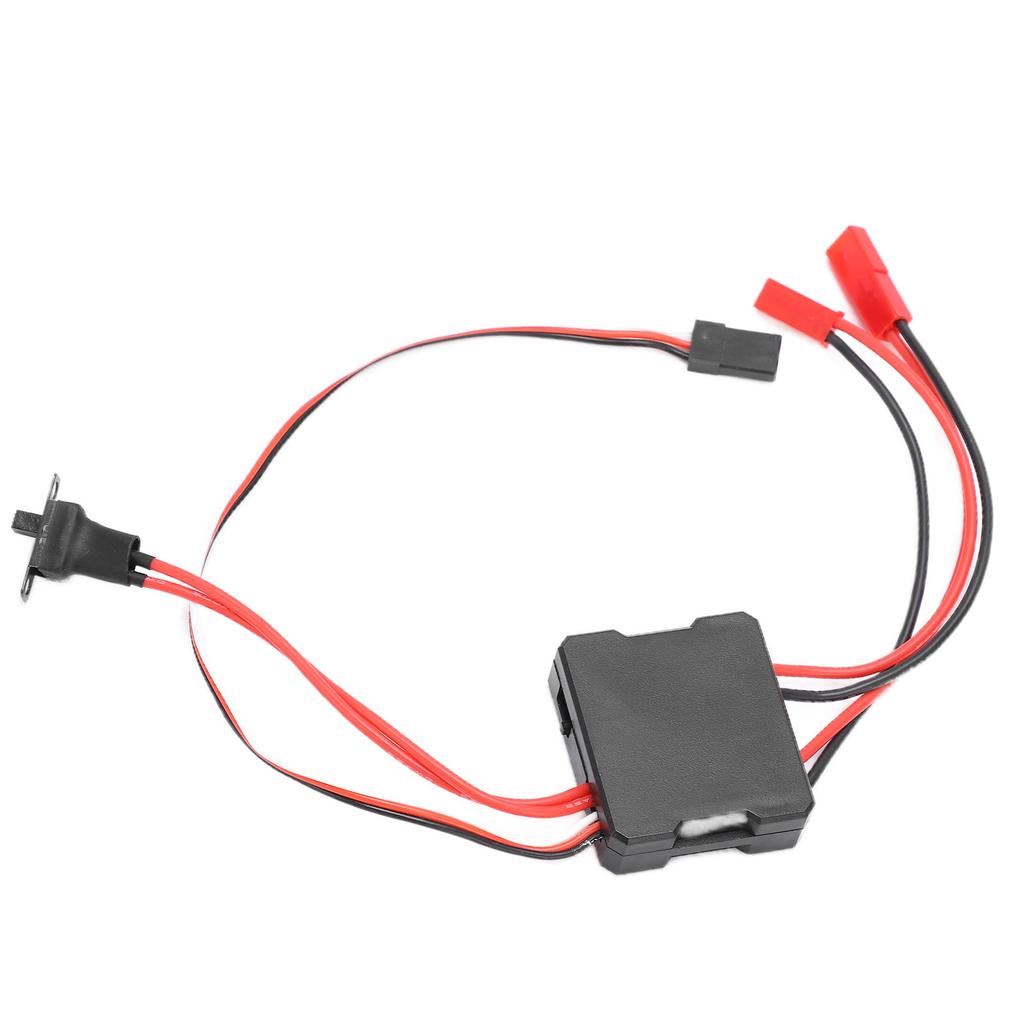 Electronic Speed Controller Waterproof Black Brushed ESC 40A for 1/16 RC Car 1/18 RC Car Upgrade