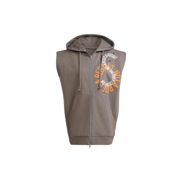 adidas by Stella McCartney Sleeveless Hoodie Grey Men s IB5905 L