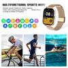 Nouveau Bracelet Montre Connectée Podomètre Surveillance de la Fréquence Cardiaque Appel Bluetooth Écran Tactile 1,69 pouce Montre Connectée Pour Femmes Hommes Montre