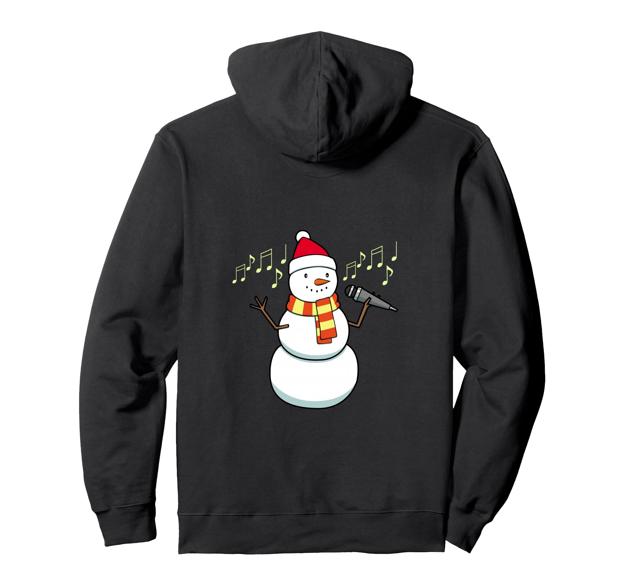 

Cute Snowman Singing Vocal Coach Hoodie чёрный