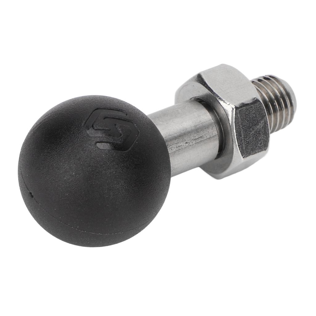 Motorrad Gewinde Kugelhalterung Edelstahl Gummi Einfache Installation Kugeladapter für Motorrad