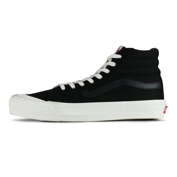 Vans Style 138 Comfortable Versatile High-Top Skate Shoes Unisex Sneakers Black White VN0A3DP9VQA1
