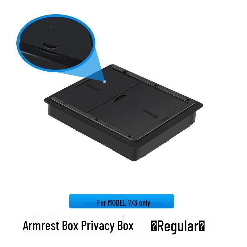 Under-Seat and Center Console Storage Box for Refreshed Tesla Model Y/3 For Tesla