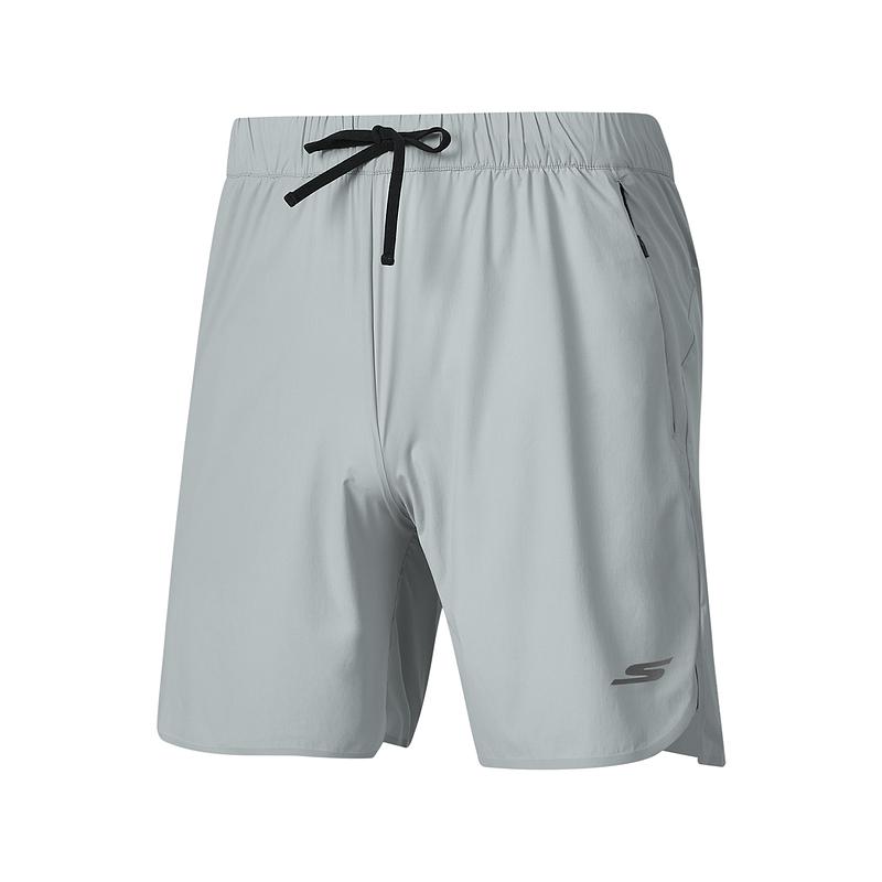 Skechers Performance X Variable Series Lace-Up Versatile Cool Moisture-Wicking Breathable Casual Shorts Men shorts Ultimate-Gray P324M047-028Q S