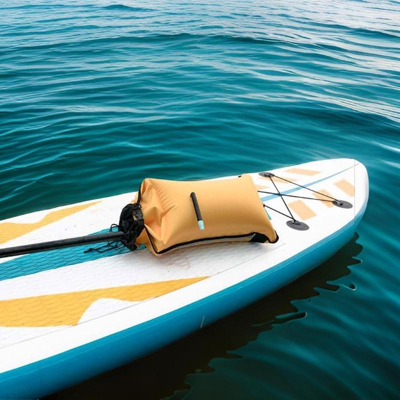 Inflatable Bag Kayak Paddle Float Canoes Safety Water Rescues Floating Bag Bright Reflective Kayak Canoes Paddle Float