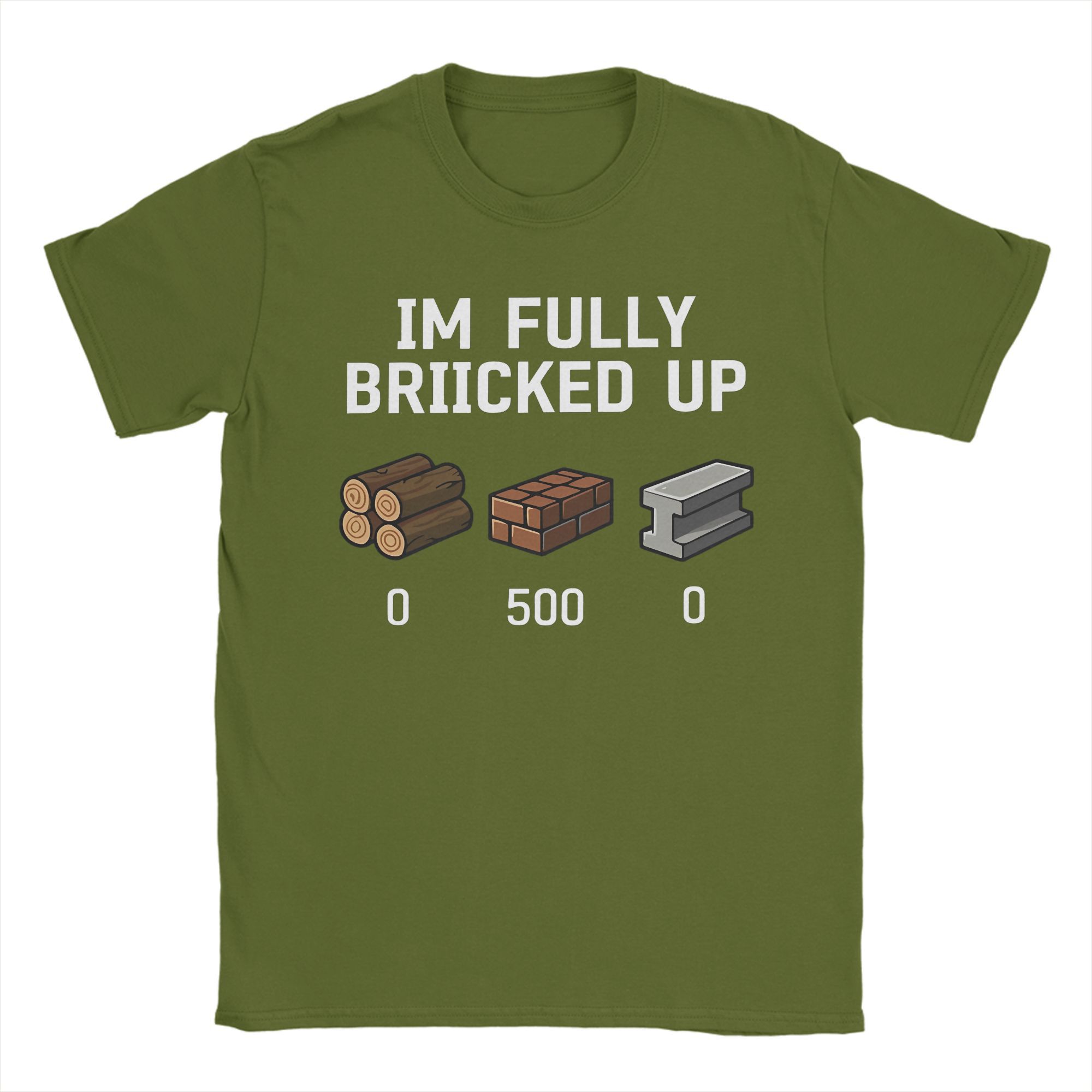

Men I m Fully Bricked Up 0 999 0 T Shirts Funny Saying Quote Top Tees Summer Y2K Fun Short Sleeve T Shirt O Neck Fashion Tshirt 4XL