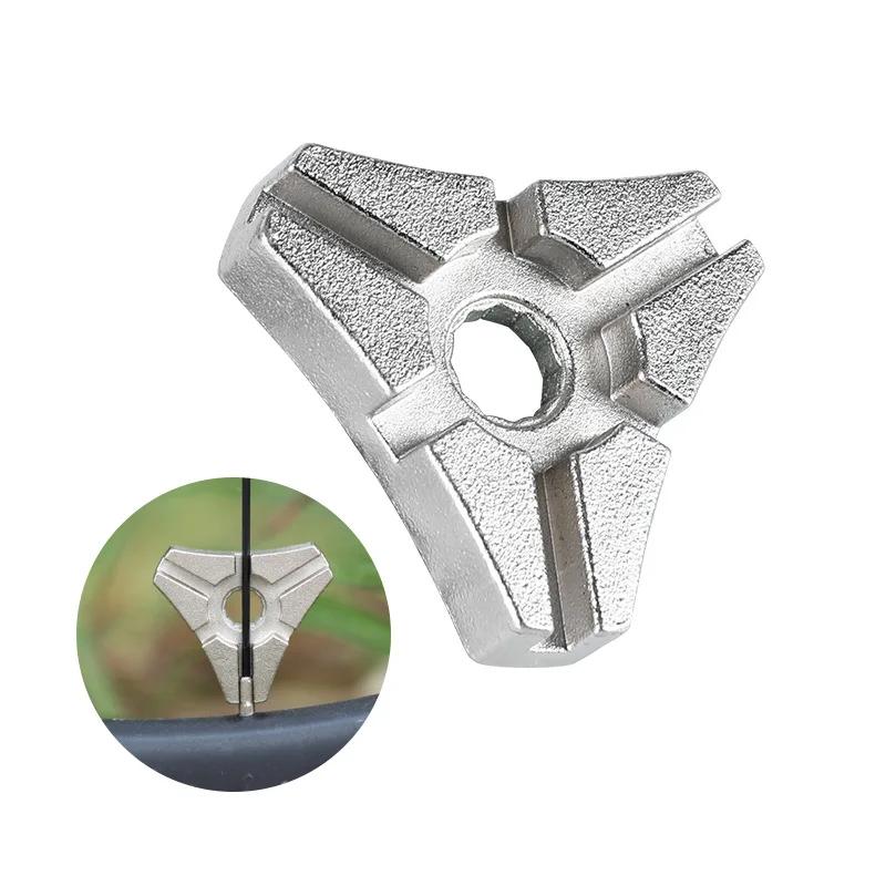 3 Sizes In One Bicycle Spoke Nipple Wrench Wheel Rim Truing Repair Tool Carbon Steel Robust Structure  Bike Multitool