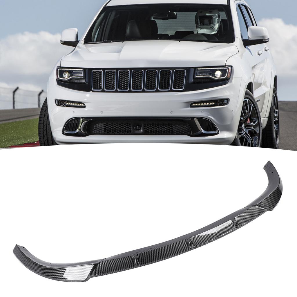 Front Bumper Lip Spoiler 3 Parts Lightweight Anti Scratch Sporty Look Decorative for  