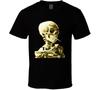 Skelett mit Zigarette Van Gogh T-Shirt
