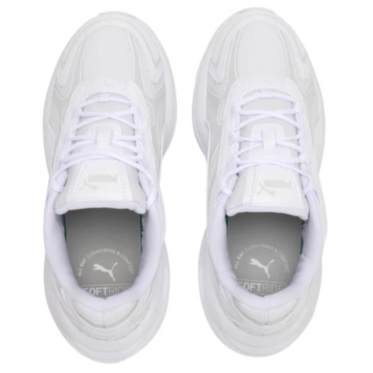 Puma Hypnotic Series LS Abrupt Fabric Synthetic Leather Couple Splicing Low-Top Lifestyle Casual Shoes Unisex sneaker White Beige 397668-08