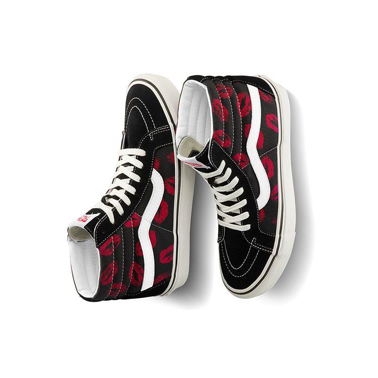 Vans Sk8-Hi 38 DX Anaheim Factory - Hotlips Unisex Sneakers Black Og-Black Og-Hotlips VN0A38GF45T