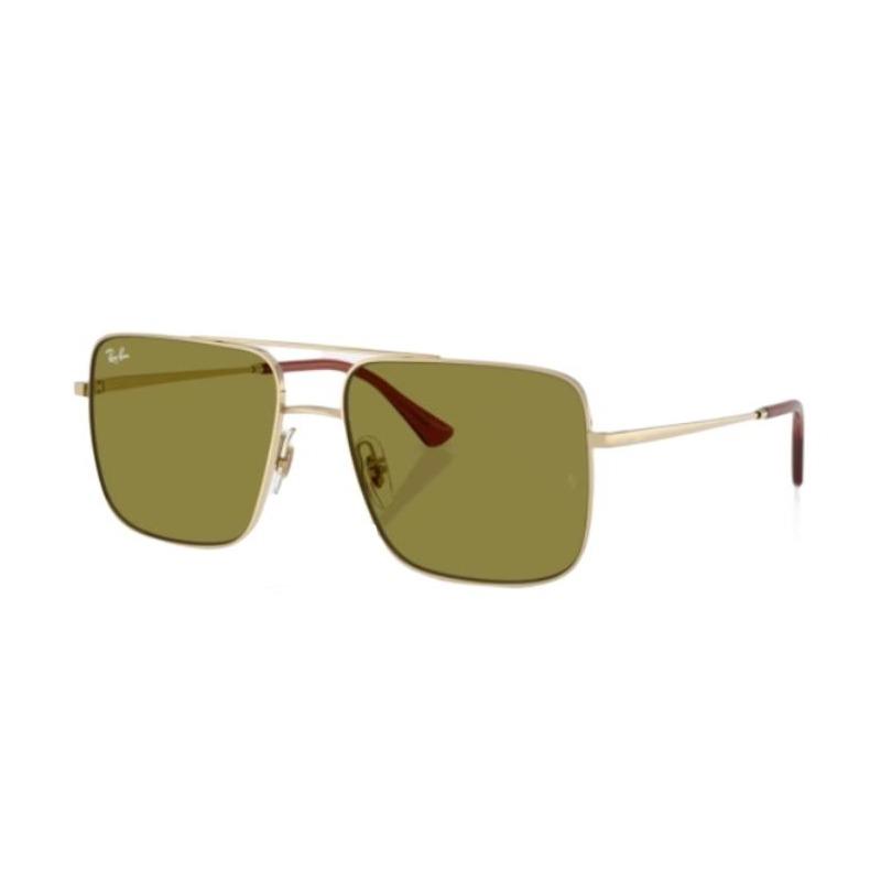 RAYBAN Square Metal Sunglasses Shades Unisex 0RB37580RB3758 0RB3758