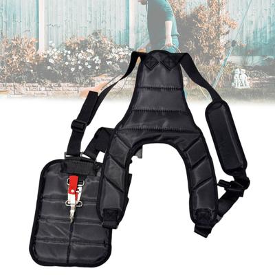 Lawn Mower Harness Strap Adjustable Grass Trimmer Strap Double Shoulder Strap Labor Saving Increase Mower Shoulder Strap