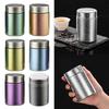 Pure Titanium Tea Tin Large Capacity Storage Box Portable Tea Jar  for Home&Travel