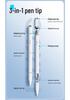 Multi-Model Capacitive Pen: Metal Texture, Pressure Sensitive, Non-Slip Matte Finish, Customizable Continuous Touch