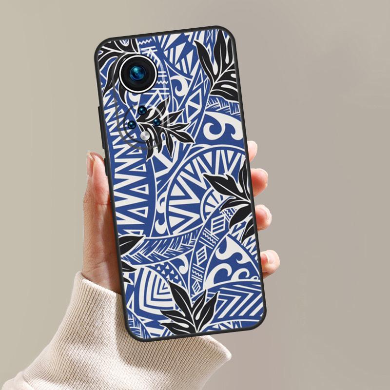 

Чехол с полинезийским принтом в племенном стиле маори и самоанским для Honor Magic 8 6 5 7 Lite 400 Pro 200 90 70 50 X8c X8b X9a X9b X9c X9d Win RT Honor Magic8 Pro