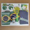 World Cup Fan Pack: National flag, sunglasses, clappers, face paint, cheering accessories and party supplies