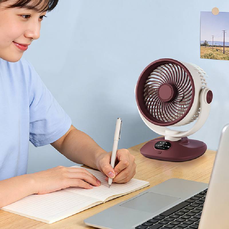 Usb Desk Fan With 4 Blades And 3 Speed Settings For Office And Dorm Use