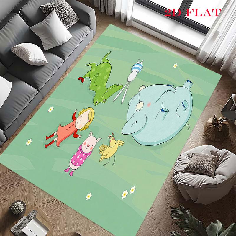 Tilly Friends Joy Carpet Rug for Living Room Bedroom Home Sofa Decoration,Kids play Nonslip Floor Mat