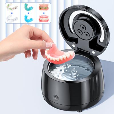 Denture Cleaning Machine Retainer Ultrasonic Cleaner Large Capacity  43000Hz High-frequency Vibration Plug-Play Mouth Guard Cleaner Machine