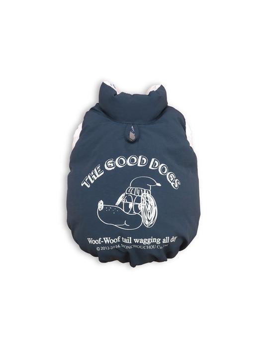 MONCHOUCHOU Beau Beau Reversible Jacket Navy