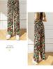 Women's Summer Ink Wash Tie-Dye Wide-Leg Ice Silk Pants